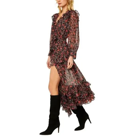Misa Los Angeles | Dresses | Misa Los Angeles Gabriela Floral Ruffle Maxi  Dress | Poshmark